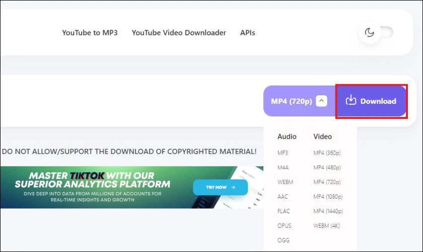 C&aacute;ch tải video tr&ecirc;n YouTube về m&aacute;y t&iacute;nh bằng Ddownr