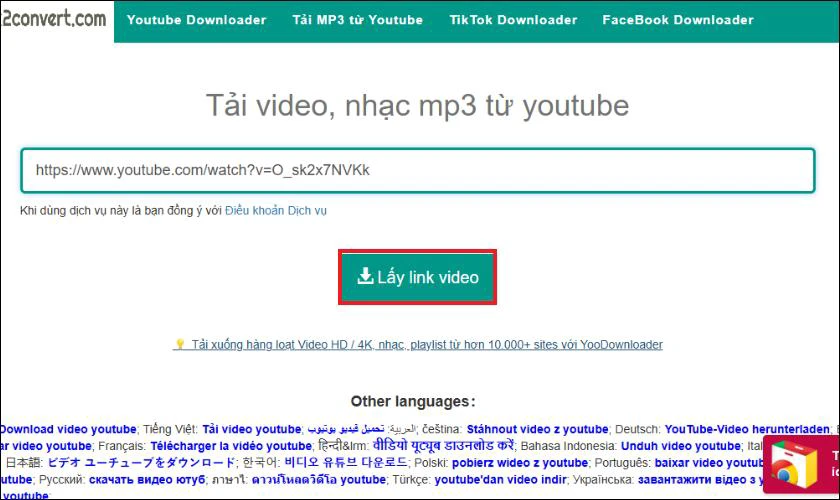 C&aacute;ch tải video tr&ecirc;n YouTube về m&aacute;y t&iacute;nh bằng X2convert