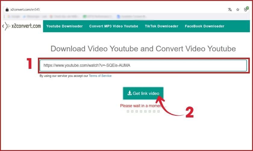 Cách tải video YouTube bằng X2convert.Com