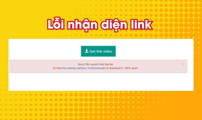 Lỗi website không nhận diện đường link