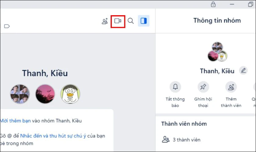 C&aacute;ch sử dụng Zalo tr&ecirc;n MacBook: T&iacute;nh năng tạo cuộc họp