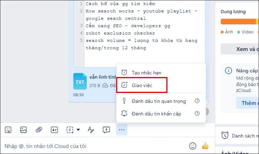 C&aacute;ch sử dụng Zalo tr&ecirc;n MacBook: T&iacute;nh năng l&ecirc;n kế hoạch