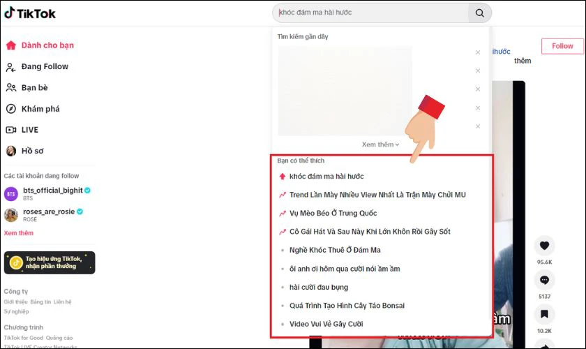 Mượn trend l&ecirc;n xu hướng để tăng 1000 Follow TikTok