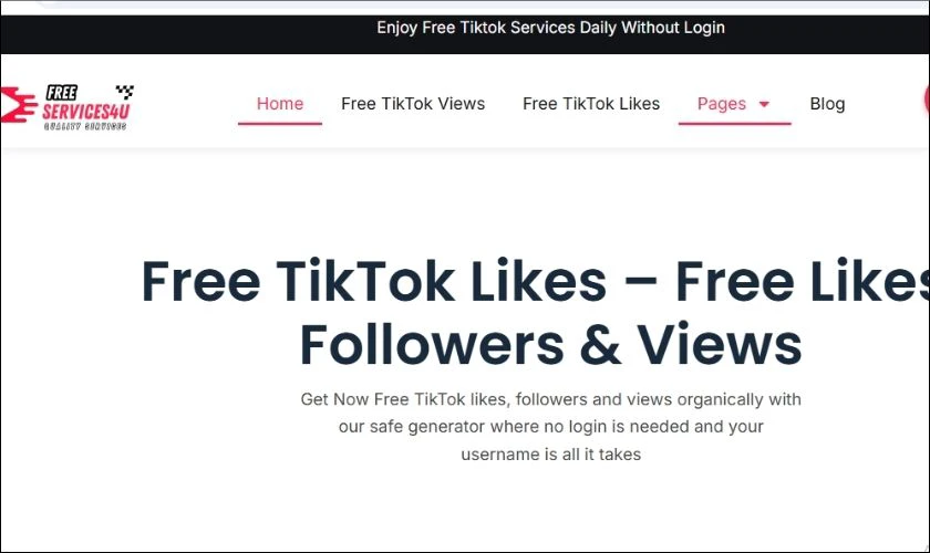 Trang web Freeservices4u