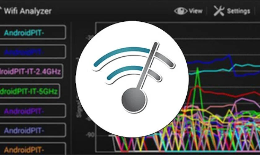 D&ugrave;ng ứng dụng WiFi Analyzer l&agrave; c&aacute;ch tăng tốc độ WiFi
