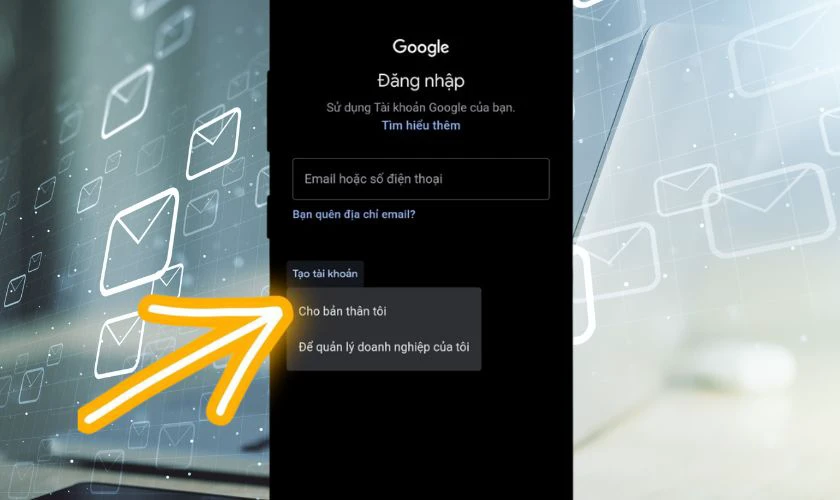 Cách tạo Email mới trên điện thoại Android
