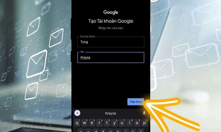 Cách tạo Email mới trên điện thoại Android đơn giản