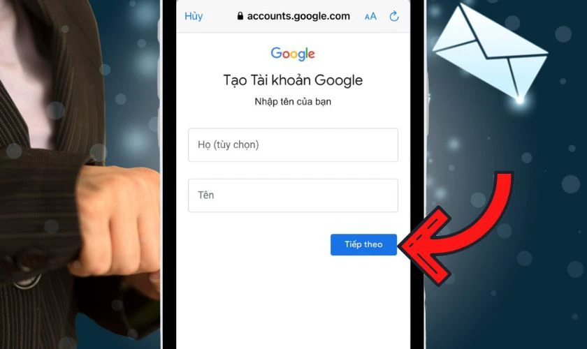 Cách tạo Email mới trên iPhone nhanh chóng