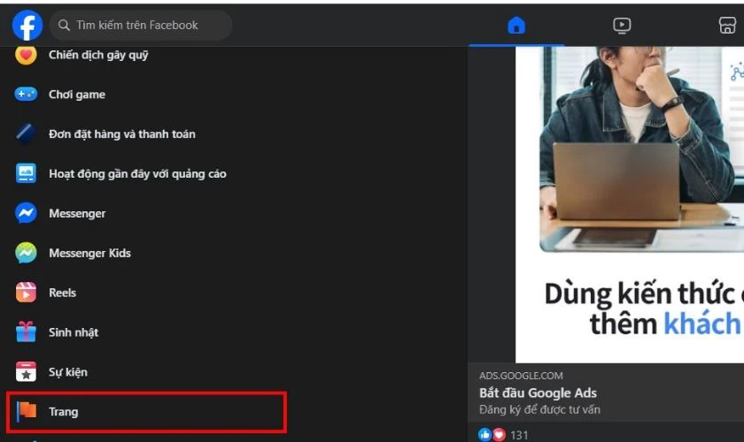 C&aacute;ch tạo Fanpage tr&ecirc;n Facebook bằng m&aacute;y t&iacute;nh