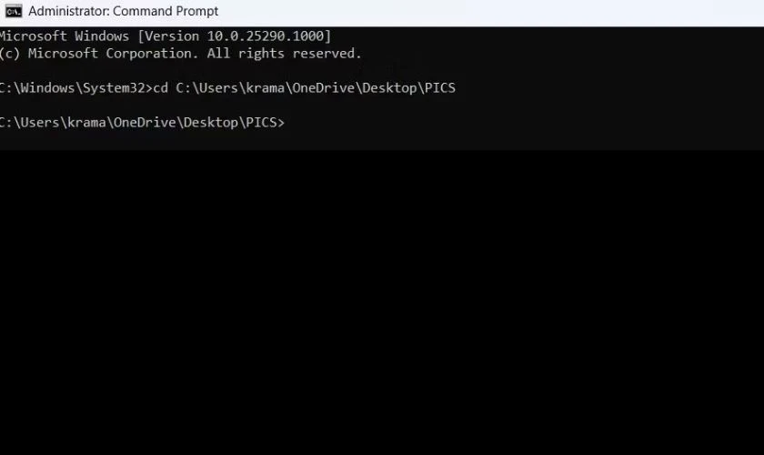 Cách tạo file bằng Command Prompt