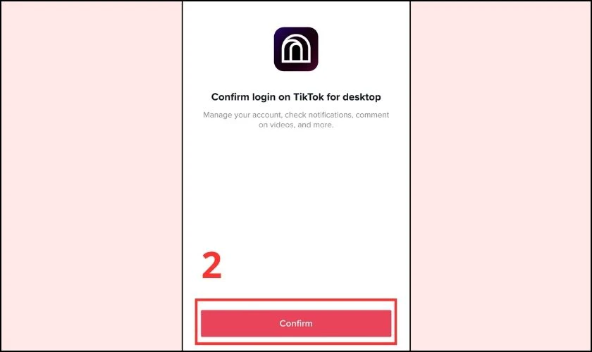 Nhấn chọn n&uacute;t X&aacute;c nhận/Confirm