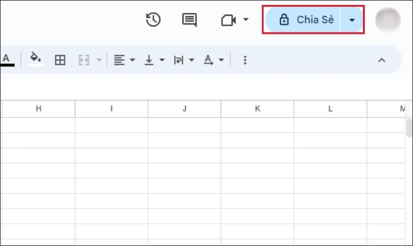 Chia sẻ bảng t&iacute;nh với mọi người