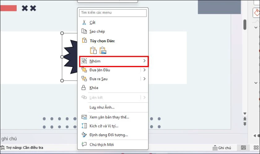 Giữ ph&iacute;m Shift, chọn cả h&igrave;nh tr&ograve;n v&agrave; h&igrave;nh ph&aacute;o hoa