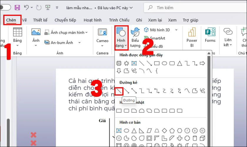 C&aacute;ch tạo hiệu ứng gạch ch&acirc;n chữ trong PowerPoint