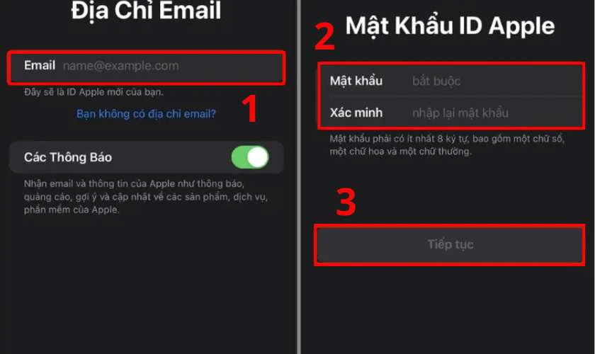 L&agrave;m theo c&aacute;c bước hướng dẫn để x&aacute;c minh