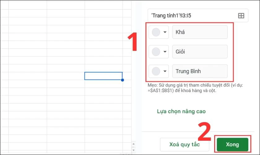 Nhấn v&agrave;o Xong để ho&agrave;n th&agrave;nh việc thiết lập