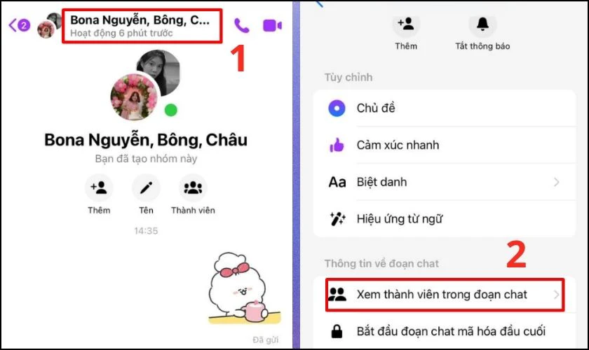 Đầu ti&ecirc;n bạn truy cập v&agrave;o nh&oacute;m của m&igrave;nh