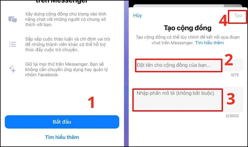 Tiếp đ&oacute; bạn bấm bắt đầu