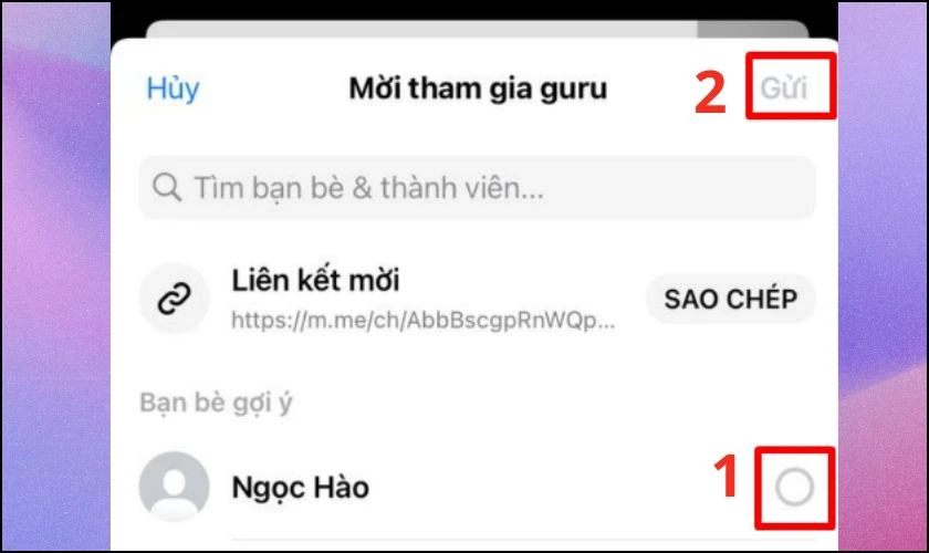 T&iacute;ch v&agrave;o những th&agrave;nh vi&ecirc;n muốn th&ecirc;m v&agrave;o