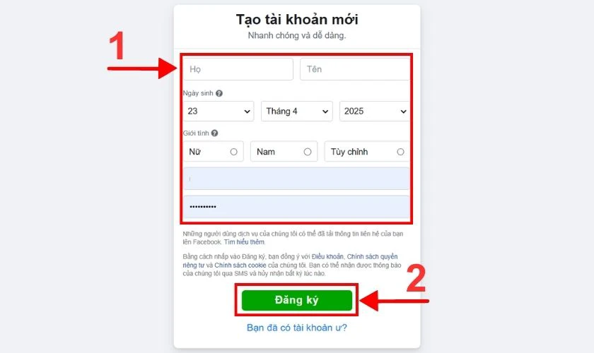 C&aacute;ch tạo t&agrave;i khoản quảng c&aacute;o doanh nghiệp tr&ecirc;n Facebook đơn giản