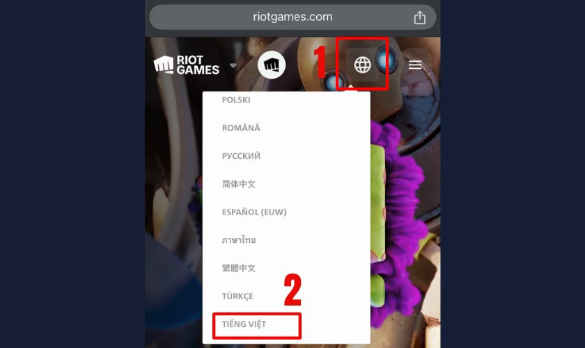 C&aacute;ch tạo t&agrave;i khoản Riot Việt Nam