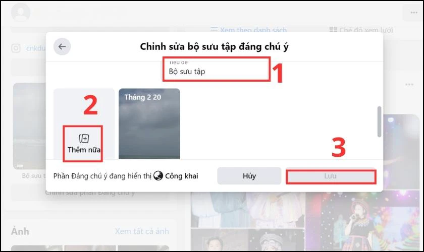 Nhấp vào Lưu để hoàn tất chỉnh sửa