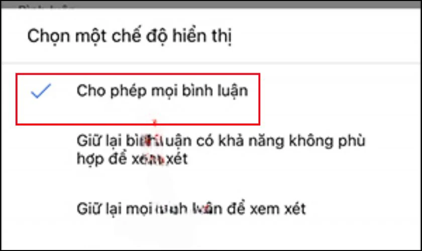 C&aacute;ch bật lại b&igrave;nh luận tr&ecirc;n Youtube