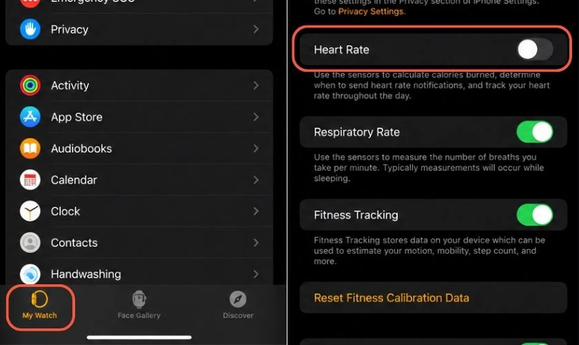 Cách tắt đèn phía sau Apple Watch vĩnh viễn trên iPhone