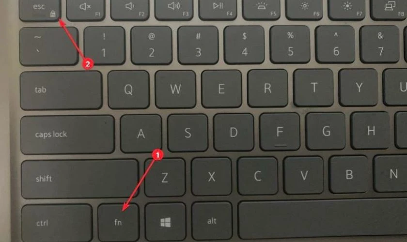 Cách tắt phím Fn trên bàn phím rời