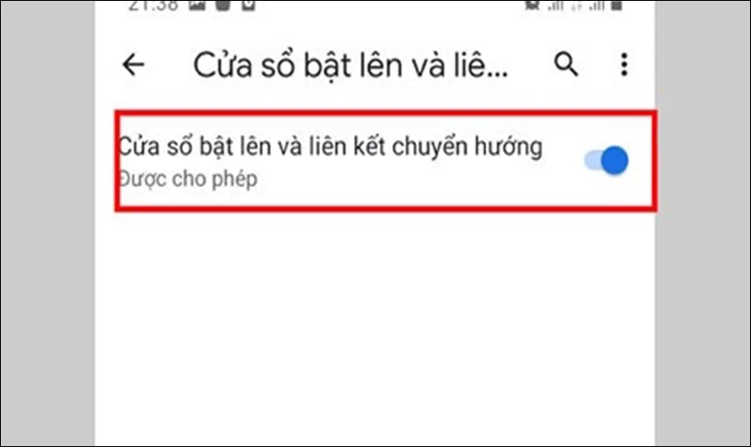 Tắt kích hoạt