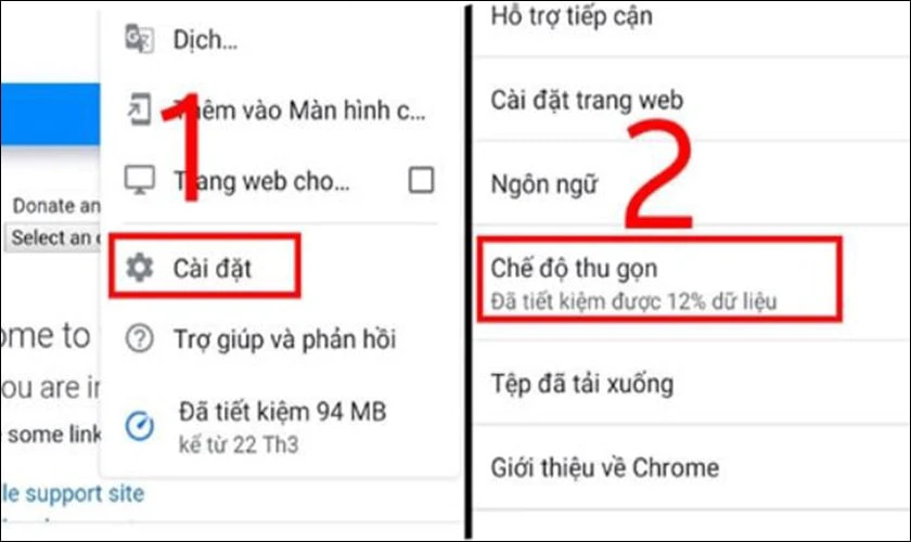 Tắt quảng cáo bằng chế độ tiết kiệm dữ liệu trên Chrome