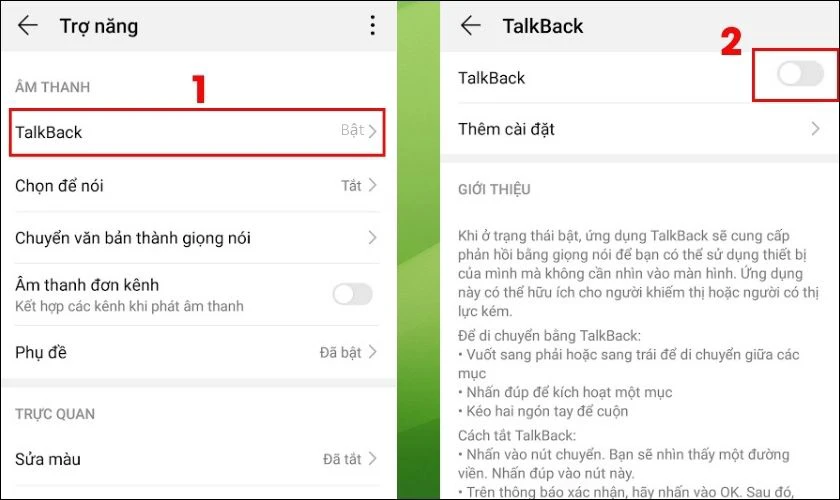 C&aacute;ch tắt t&iacute;nh năng quyền trợ năng tr&ecirc;n OPPO trong c&agrave;i đặt