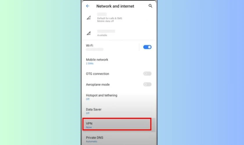 T&igrave;m chọn VPN