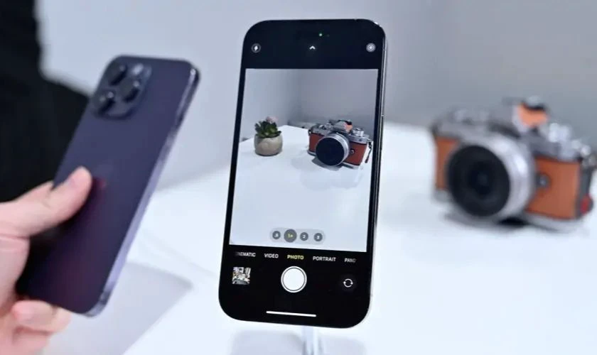 Test camera trước và camera sau