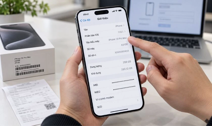 Cách test iPhone 15 Pro Max cũ trước khi mua - Kiểm tra IMEI