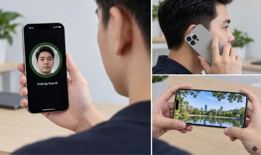Test Face ID và các cảm biến