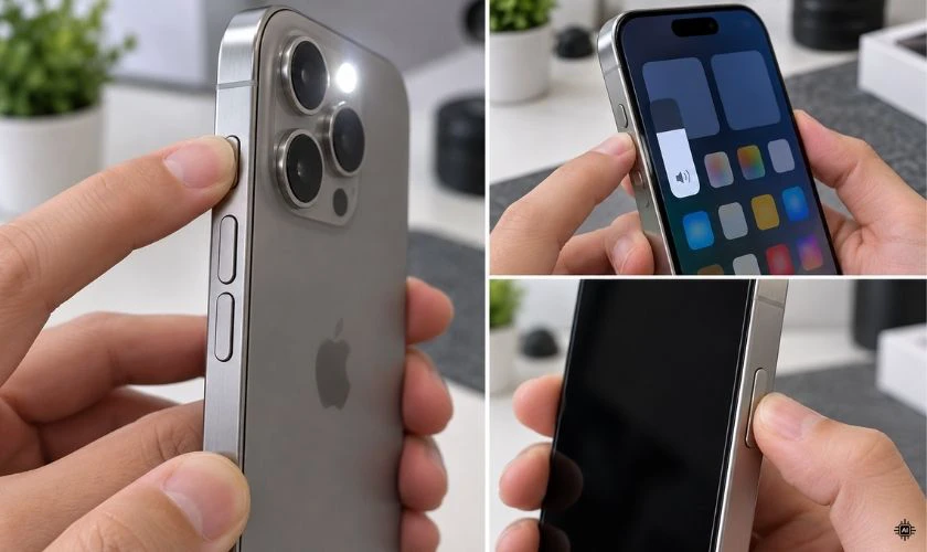 Test Action Button và các phím vật lý