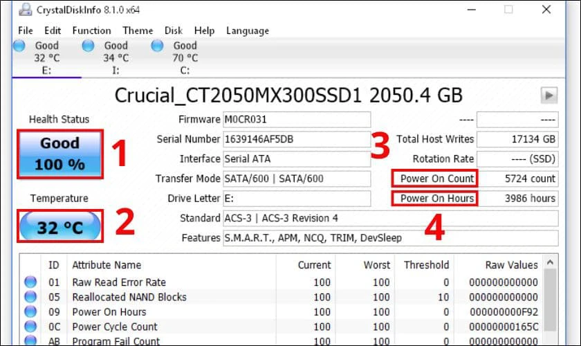 Cách test tuổi thọ ổ cứng laptop Windows cũ