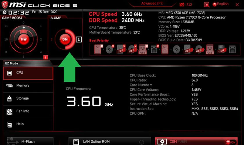 Test ổ cứng laptop cũ bằng cách kiểm tra BIOS