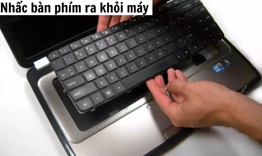 Hướng dẫn thay b&agrave;n ph&iacute;m laptop
