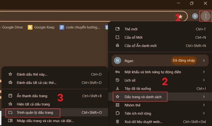 C&aacute;ch bỏ dấu trang tr&ecirc;n Chrome