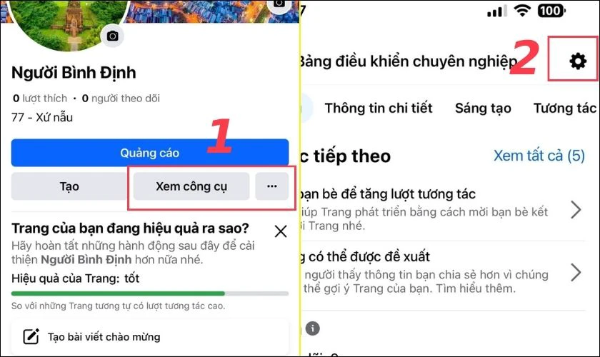 C&aacute;ch th&ecirc;m quản trị vi&ecirc;n cho page tr&ecirc;n điện thoại
