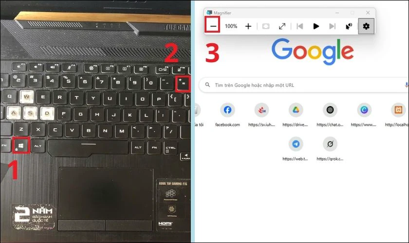 Cách thu nhỏ màn hình máy tính Windows bằng Magnifier