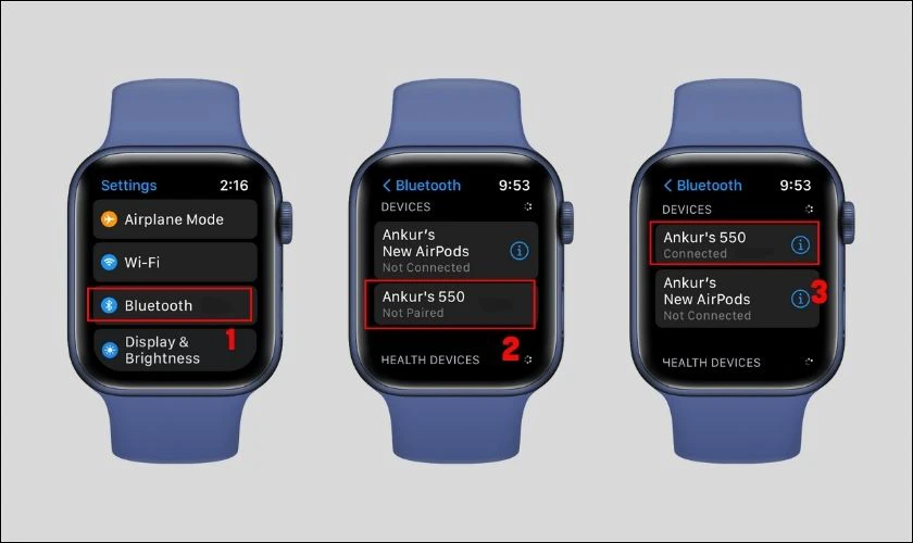 Lu&ocirc;n bật Bluetooth tr&ecirc;n iPhone khi kết nối Apple Watch