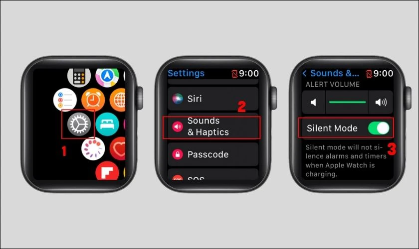 Tắt &acirc;m thanh tr&ecirc;n Apple Watch tr&aacute;nh hao pin kh&ocirc;ng cần thiết