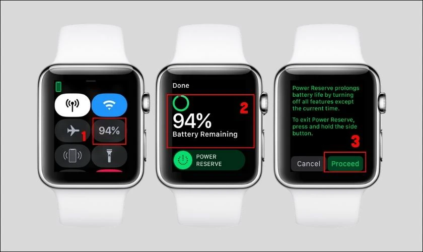 Bật chế độ dự trữ năng lượng cho thiết bị Apple Watch của bạn