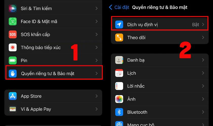 Tắt định vị GPS khi kh&ocirc;ng cần thiết