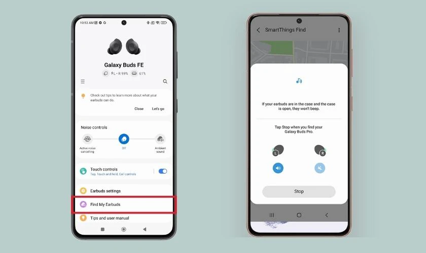 Hướng dẫn c&aacute;ch t&igrave;m tai nghe Android