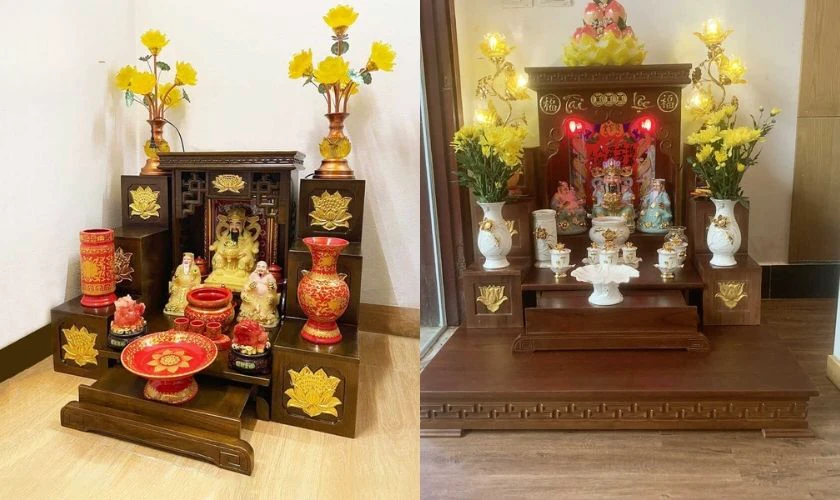 Cách trang trí bàn thờ ông Địa ngày Tết 2026