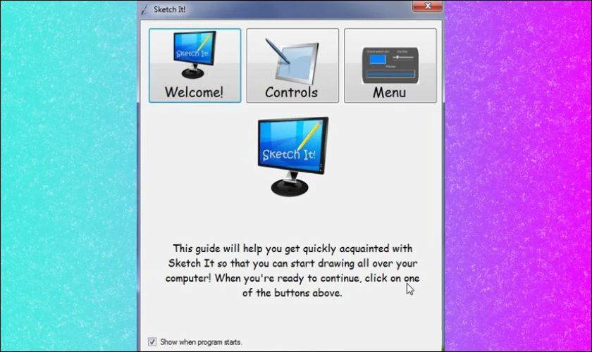 Sketch It - C&ocirc;ng cụ hỗ trợ vẽ trực tiếp l&ecirc;n m&agrave;n h&igrave;nh m&aacute;y t&iacute;nh